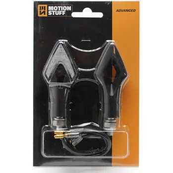 Osvětlení pro motocykl LED miniblinkry MOTION STUFF ARROW černá pro HONDA NC 750 X, XD