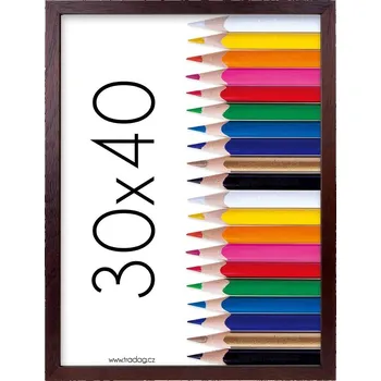 Rám na obraz TRADAG Tosca 30 × 40 cm, hnědý