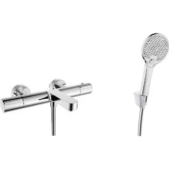 kielle Oudee - Termostatická vanová baterie s příslušenstvím EcoSpare, chrom 10302SNT110