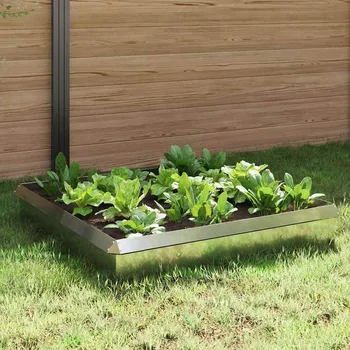 Plotovka vidaXL Hlemýžďová oplocení 8 pcs Stříbrná Pozinkovaná ocel [874880]