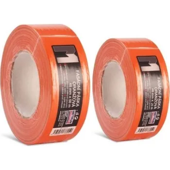 Páska fasádní, 48mm x 25m, oranžová