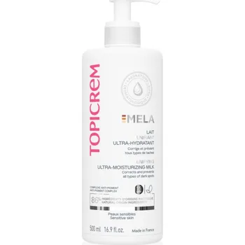 Topicrem MELA Unifying Ultra-Moisturizing Milk SPF15 hydratační mléko proti pigmentovým skvrnám SPF 15 500 ml