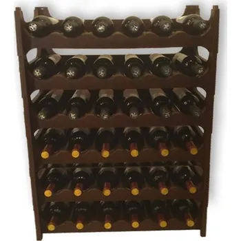 Stojan na víno Stojan na víno PL 36 lahví - hnědý