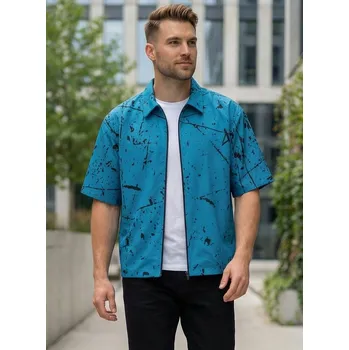 Pánská košile Pánská košile premium ALTISPORT VOJ/ALM034KOS01 EMERALD XXXL