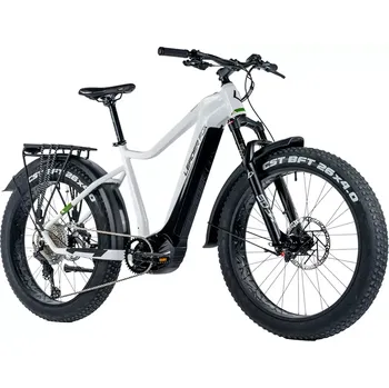 Sport Leader fox E-BIKE 26" BRASA,FAT BIKE,18"-1, WHITE SHINY (PANASONIC)