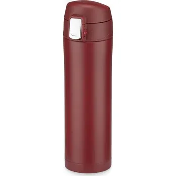 Termohrnek Termohrnek LOCK MAT 440 ml - vínově červená