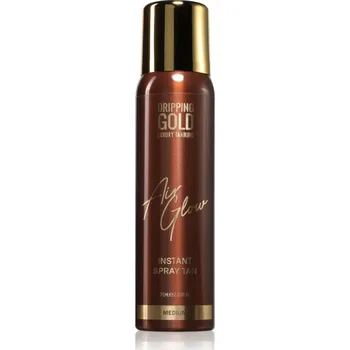 Samoopalovací přípravek Dripping Gold Air Glow Instant Spray Tan samoopalovací sprej odstín Medium 75 ml