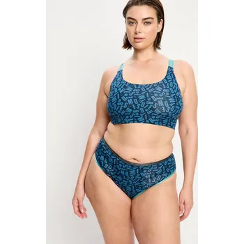 Dámské plavky Plavky Smileyworld Modibodi X Back Tank Steel horní díl (PSMXBTS) S