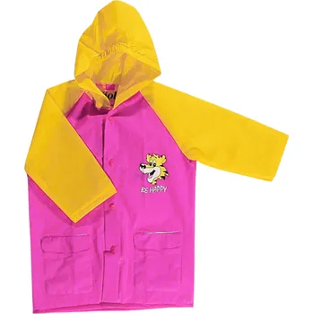 Pláštěnka DĚTSKÁ PLÁŠTĚNKA růžová/žlutá Viola 5907