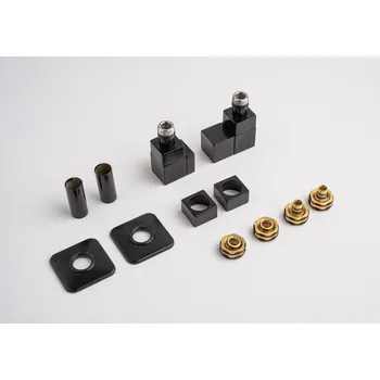 Hlavice pro radiátor P.m.h. Termostatický ventil pro ústřední vytápění Doria 6x7 cm černá DOR-R-B