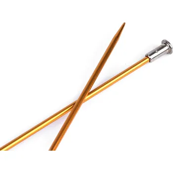 Jehlice Rovné jehlice č. 3; 3,5; 4; 4,5; 5; 5,5; 6; 8; 9; 10, střední, 1 (3 mm) zlatá