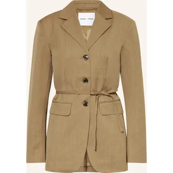 Dámské sako Samsøe Samsøe Dámský Blejzr Satove, béžová, 42