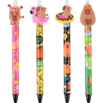 kuličkové pero gumovací Capybara, 0,5, modré 6001406 MFP