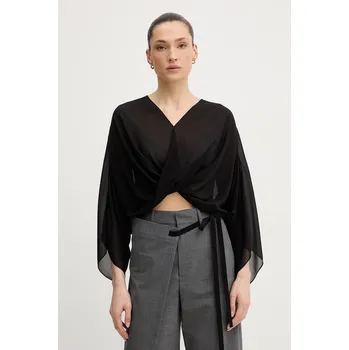 Dámská halenka Halenka MM6 Maison Margiela S52NH0039.M35468.900 černá 99X, vel. M