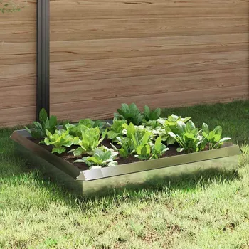 Plotovka vidaXL Hlemýžďová oplocení 8 pcs Stříbrná Nerezová ocel [874879]