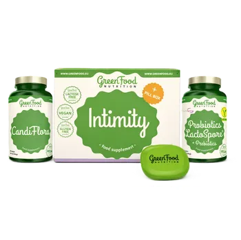 Zdraví GreenFood Nutrition Balíček Intimity + Pillbox - 1ks