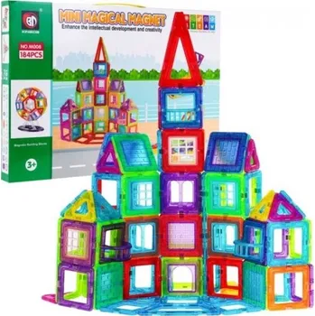 Hračka iMex Toys Magnetická stavebnice 184 ks 2.jakost - poškozený obal