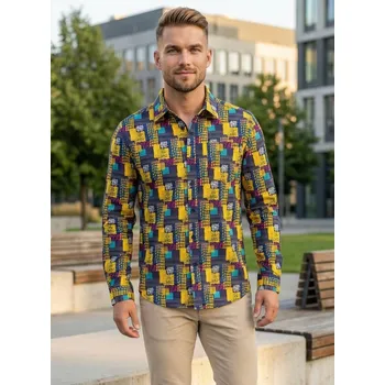 Pánská košile Pánská košile ALTISPORT GREEN HOŘČICOVÁ XXXL