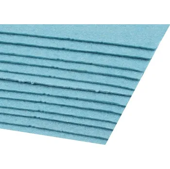 Výtvárné potřeby Látková dekorativní plsť / filc 20x30 cm, barva 19 (F64) modrá pomněnková