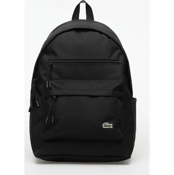Městský batoh Batoh LACOSTE Backpack Black Universal
