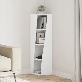 Policová skříň vidaXL Rohová skříňka 27,5x27x102cm kompozitní dřevo [889845]