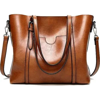 Kabelka Camerazar Dámská prostorná kožená taška A4