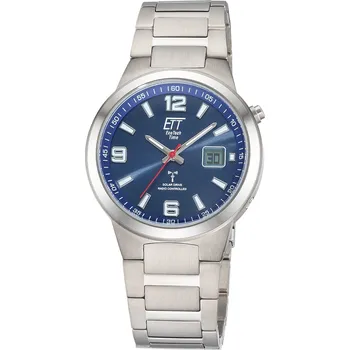 Hodinky ETT Eco Tech Time EGT-11709-32M Mens Watch Radio-controlled Solar Drive Everest Gents Titan 41mm 5ATM
