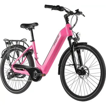 Elektrokolo Leader fox E-BIKE 26" LOTUS 16,5"-4, PINK SHINY (rear motor)