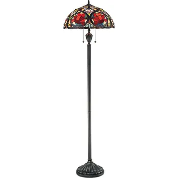 Stojací lampa Elstead Tiffany lampa stojací LARISSA 158 cm/2×E27