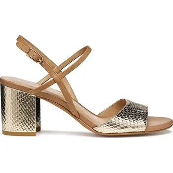 Dámské sandále Kožené sandály Geox D VIRNILISA 65 S D65YZB0KYTUC2235 zlatá GLD, EUR 36