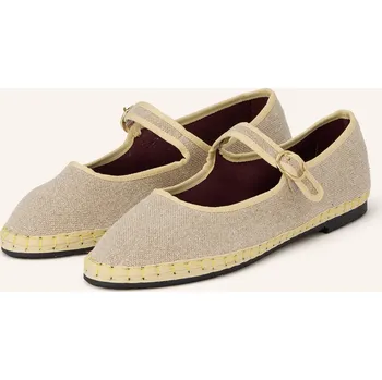 Dámské baleríny Flabelus Dámské Baleríny Mary Jane Imelda, béžová / tmavě...