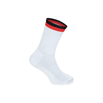 Mr.Socks Tenisové ponožky "Two Tone" L 05006 Velikost: 37-41, Barva: bílá-červená