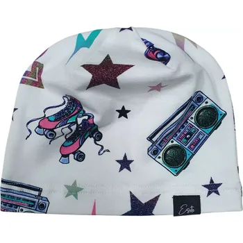 Čepice ESITO | Jarní čepice Star skates - bílá / 42