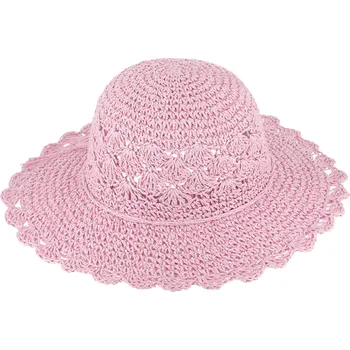 Klobouk Fiebig - Headwear since 1903 Dámský letní růžový klobouk Cloche - nemačkavý letní klobouk s větší tvarovatelnou krempou Velikost: Unisize (S-XL)