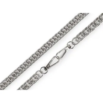 Řetízek na kabelky s karabinou délka 110; 120 cm, barva 1 (120 cm) nikl