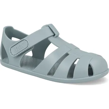 Dívčí sandály Barefoot dětské gumové sandály Igor - Nemo Solid Oceano modré Velikost: 21