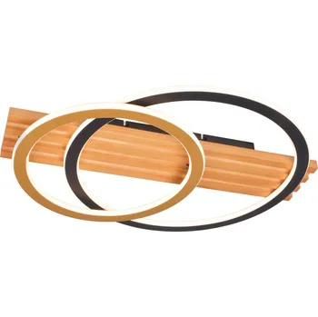 Nástěnné svítidlo Zuma Line Serana nástěnné svítidlo 1x20 W černá-dřevo 003064-034701