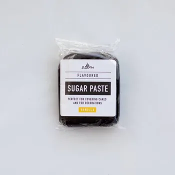 Fondán na dort SweetArt Black vanilkový (500 g)