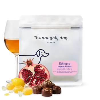 Káva Výberová káva Etiopie NEGELE GORBITU - anaerobní 200g od The naughty dog