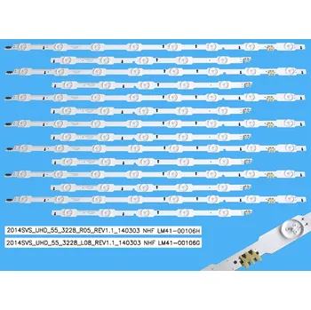 LED páska LED podsvit sada Samsung 55HU69 celkem 14 pásků / LED ARRAY BACKLIGHT BN96-32182A + BN96-32183A / LM41-00106G + LM41-00106H