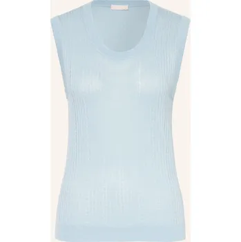 Liu Jo Dámský Pletený Top S Třpytivou Přízí, tmavě modrá, 40