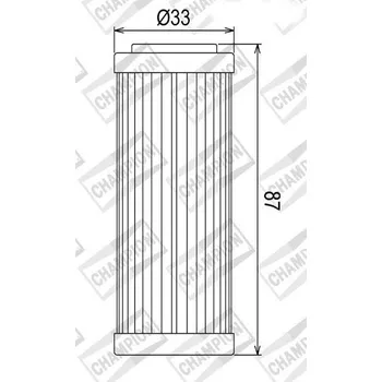 Autodíl Olejový filtr CHAMPION COF552 100609595 pro KTM EXC-F 350