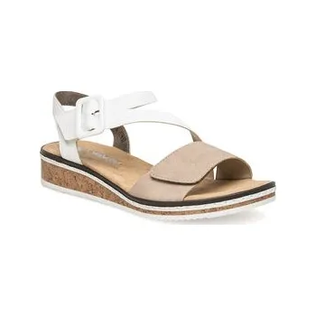 Dámská obuv Sandály Rieker V3660-60 Béžová 36
