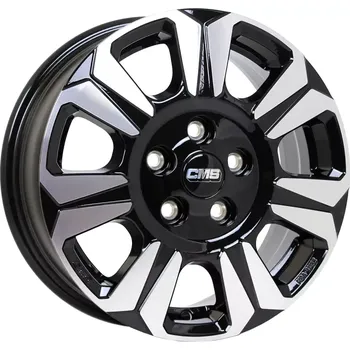 Alu kolo Alu kola CMS C31, 17x6.5 5x120 ET60, černá + leštění (zátěžová) vhodné pro VW Crafter (od 2017)