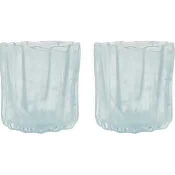 Svícen Dekorativní svícen House Doctor HDCurl 11,5 cm 2-pack 900001290 modrá 50X