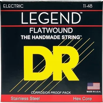 Struna pro kytaru a smyčcový nástroj DR Strings Legend Flatwound Light 11-48 Struny pro elektrickou kytaru (Jako nové)