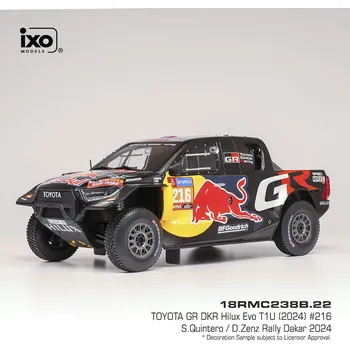 autíčko Toyota GR DKR Hilux EVO T1U - Rally Dakar 2024 #216 Quintero - Zenz 1:18 IXO