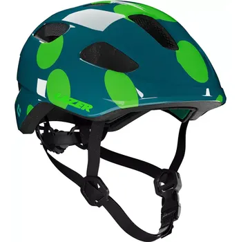 Cyklistická přilba Lazer Helmets Dětská helma Lazer Nutz KinetiCore 2.0, zelené puntíky velikost 50-56