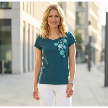 Dámské tričko Dámské triko ALTISPORT ALW053122 PETROLEJOVÁ XS