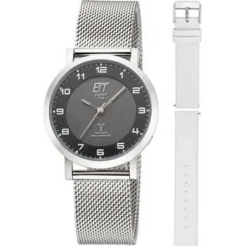 Hodinky ETT Eco Tech Time ELS-11625-22MS Ladies Watch Atacama Solar Radio Controlled 36mm 5ATM
